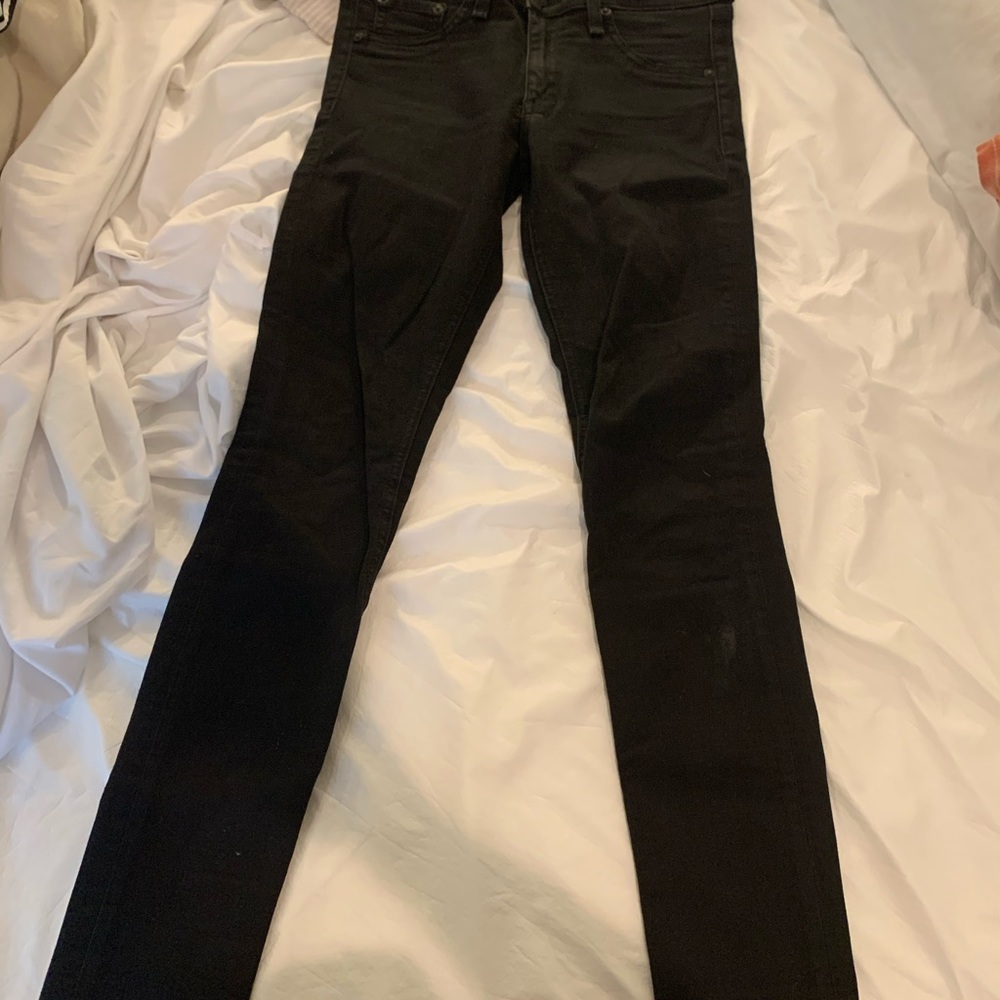 Rag & Bone black stretchy leggings jeans.